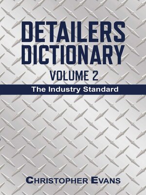 cover image of Detailers Dictionary, Volume 2